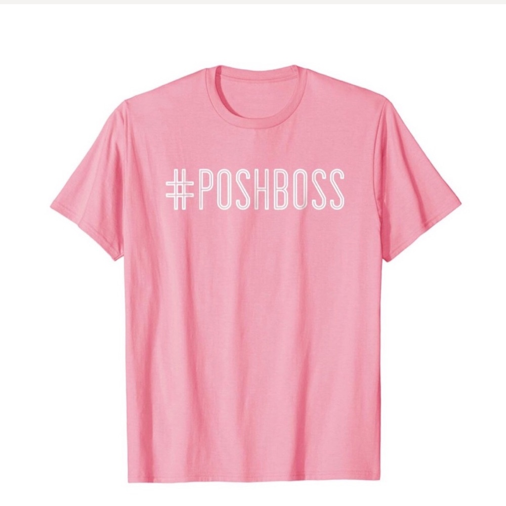Posh T-Shirt Posh Boss Pink Short Sleeves Tee